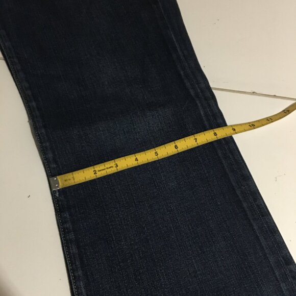 Lucky Brand Sweet N Low Womens Jeans Size 12/31 Dark Wash Distressed - Picture 13 of 13